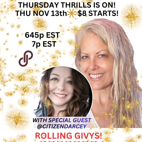 Anthropologie Handbags - 🎁 THURS THRILLS W/GUEST HOST CITIZENDARCEY 7P EST 🎁 ROLLING GIVYS! $8 Starts!